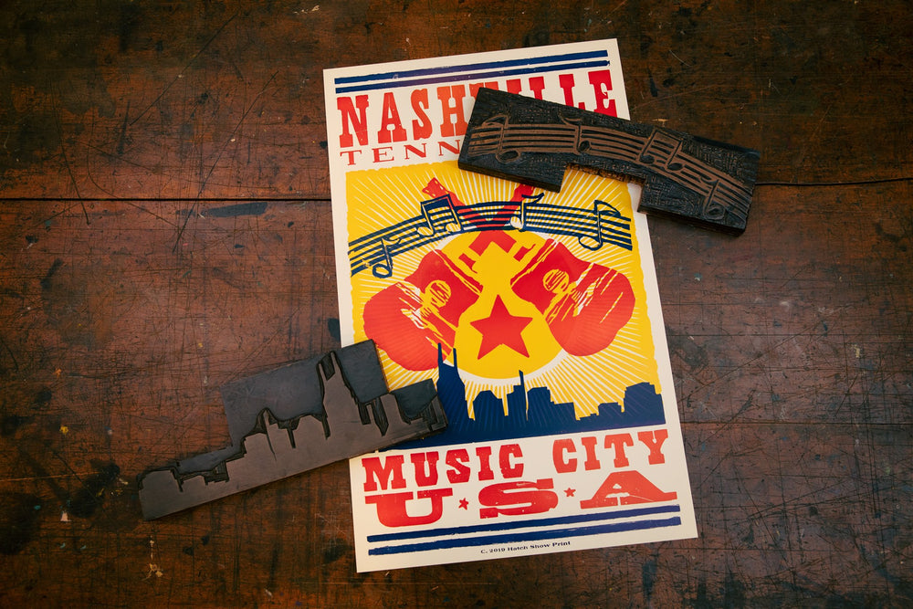 Nashville Music City USA Poster