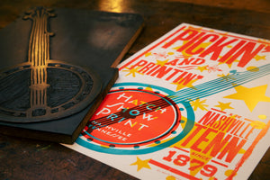 Pickin' and Printin' Poster