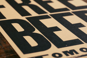 Free Beer Tomorrow Poster