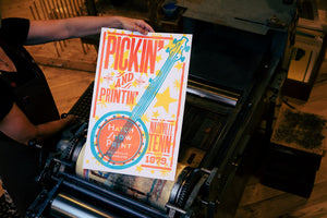 Pickin' and Printin' Poster