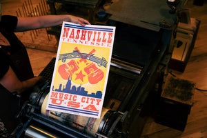 Nashville Music City USA Poster