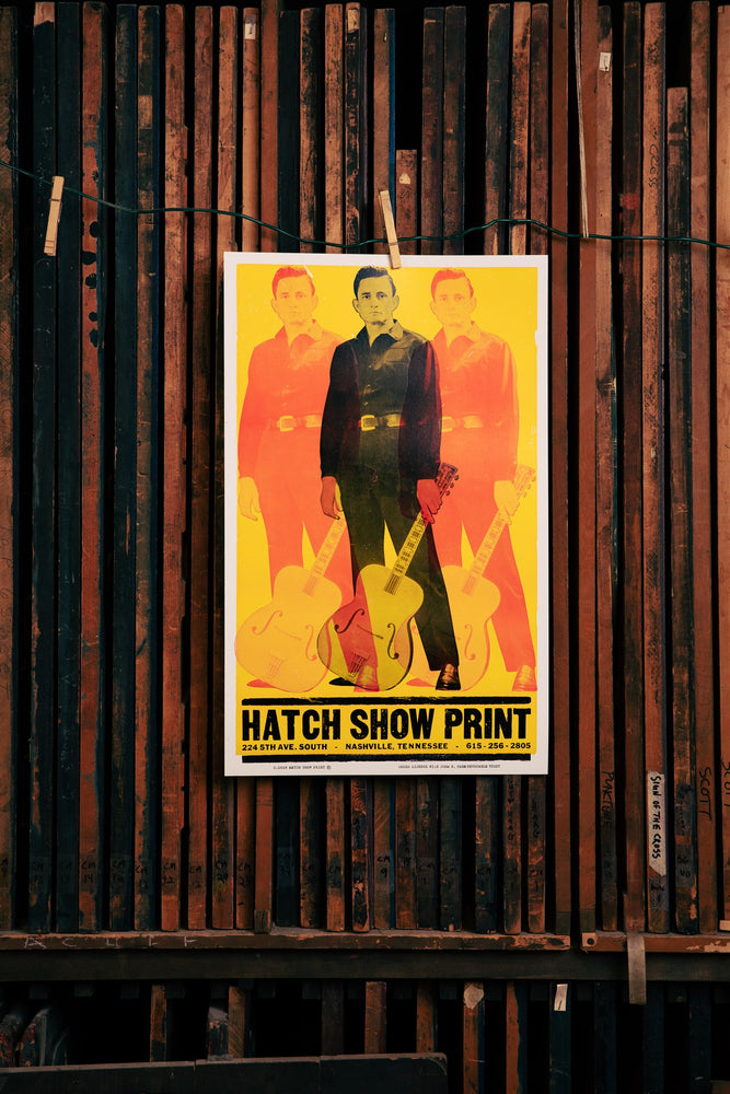 
            
                Load image into Gallery viewer, Triple Johnny Cash Poster
            
        
