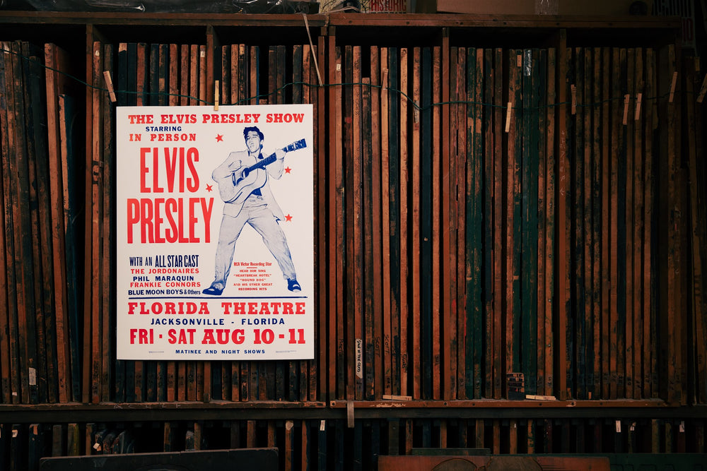 Elvis Presley Concert Poster