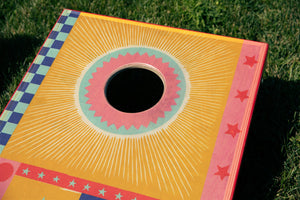 Hatch Sunburst Cornhole Set