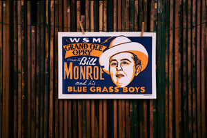Bill Monroe Horizontal Poster