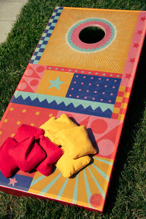 Hatch Sunburst Cornhole Set