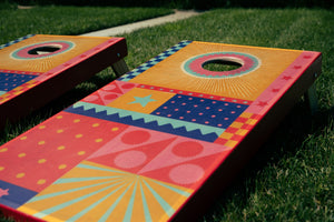 Hatch Sunburst Cornhole Set