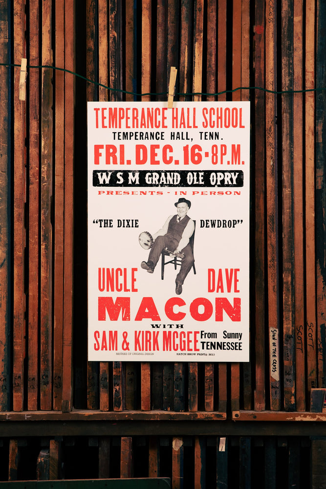 Uncle Dave Macon Poster