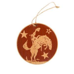 
            
                Load image into Gallery viewer, Bronco Wooden Ornament
            
        