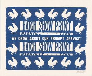 We Crow Rooster Print