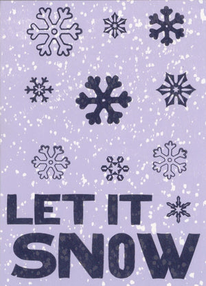 Let it Snow Greeting Card