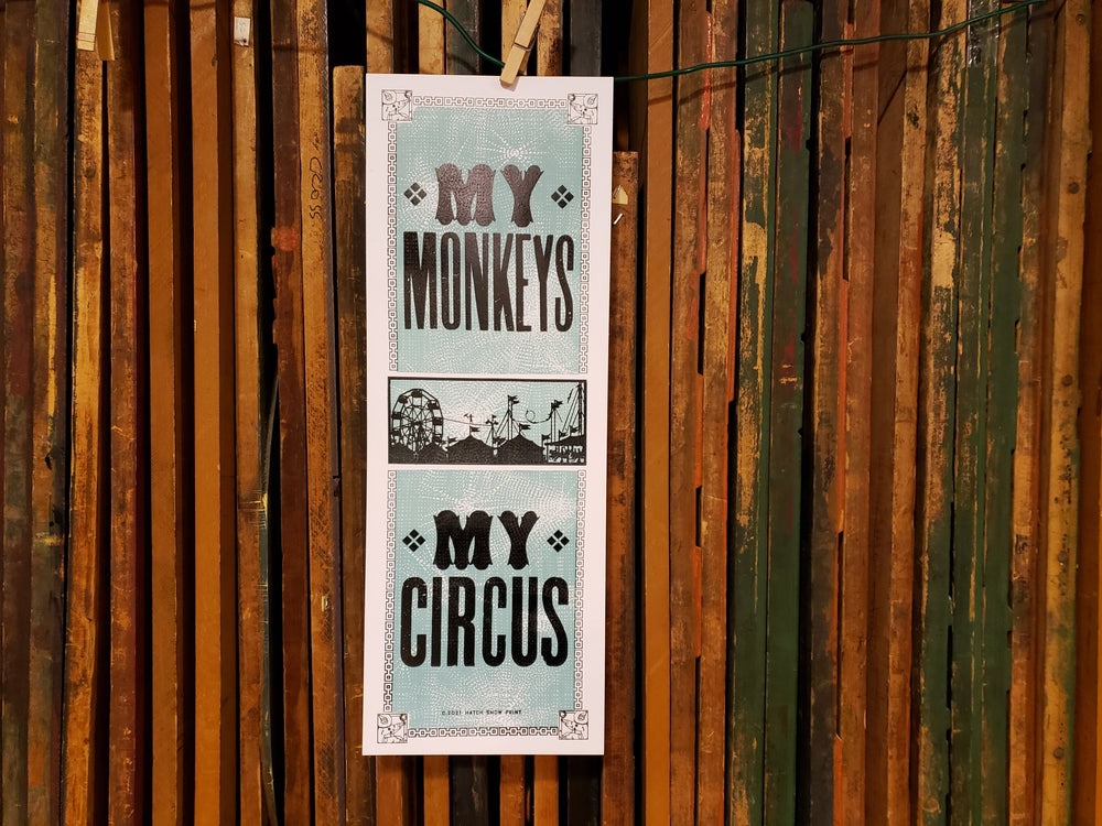 My Monkeys My Circus Poster
