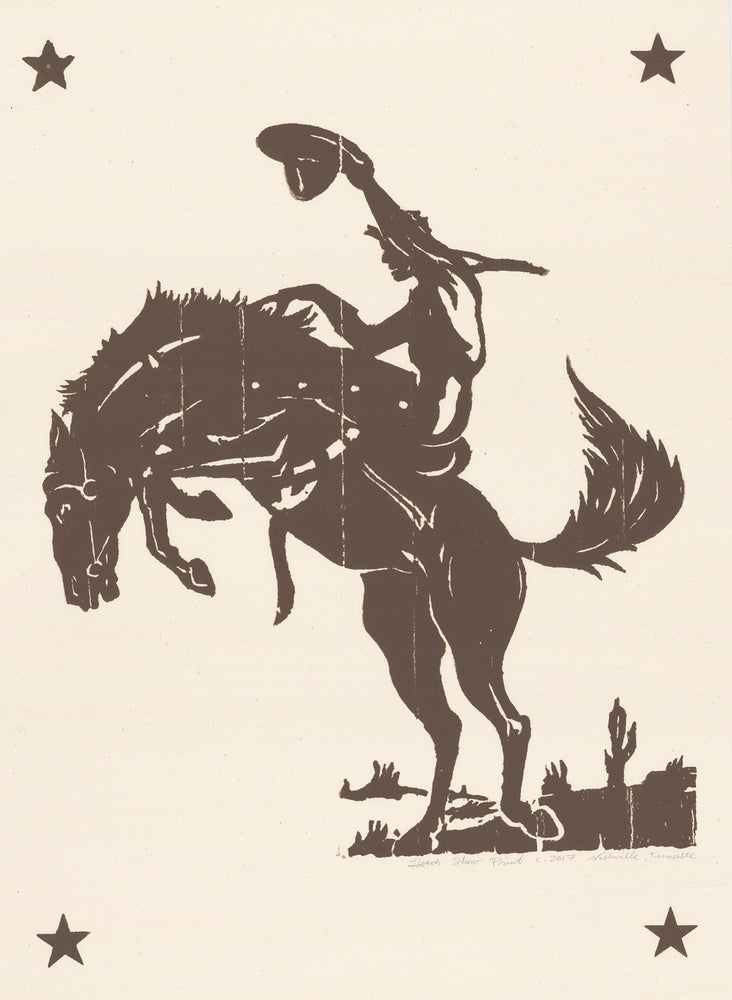 Brown Rodeo Print