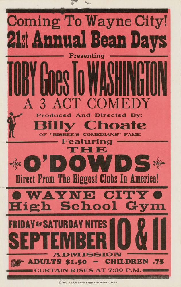 Toby Goes to Washington Vintage Poster