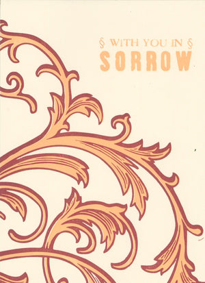 With You In Sorrow Card