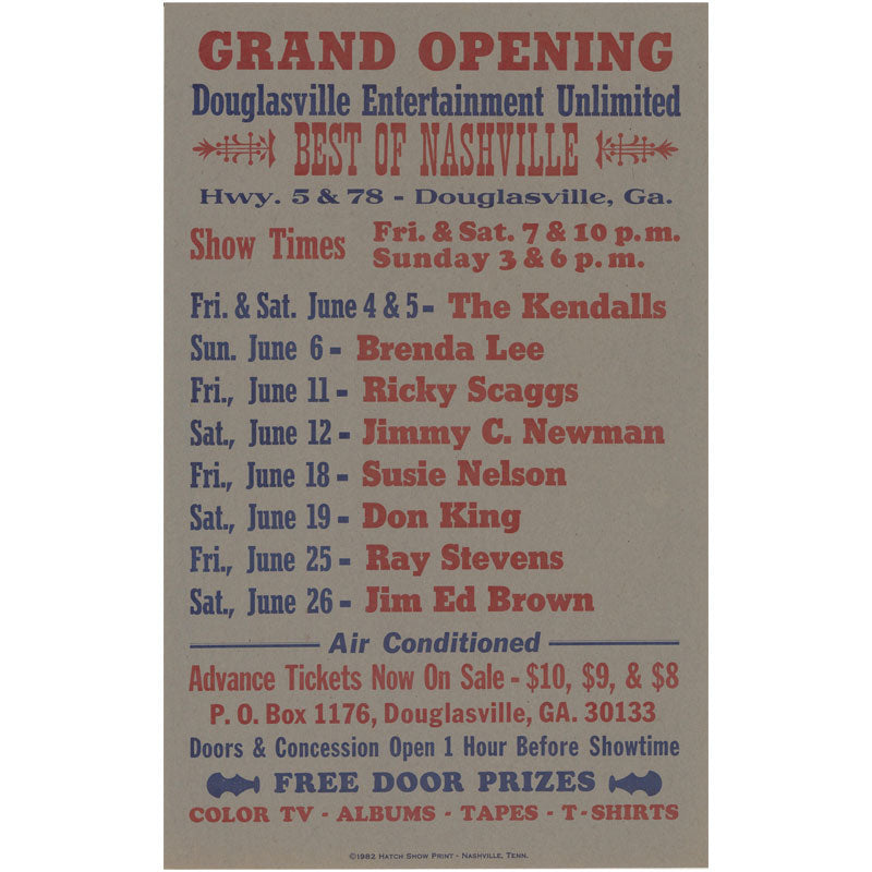 Best of Nashville Vintage Poster
