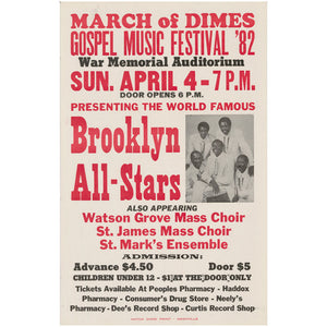 Brooklyn All Stars Vintage Poster