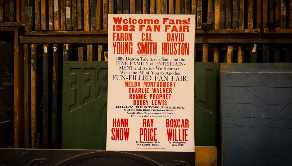 1982 Fan Fair Vintage Poster