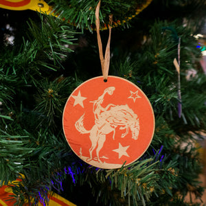 
            
                Load image into Gallery viewer, Bronco Wooden Ornament
            
        