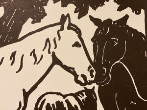 Barnyard Horse Print