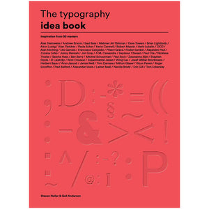 The Typography Idea Book: Inspiration from 50 Masters (Type, Fonts, Graphic Design)