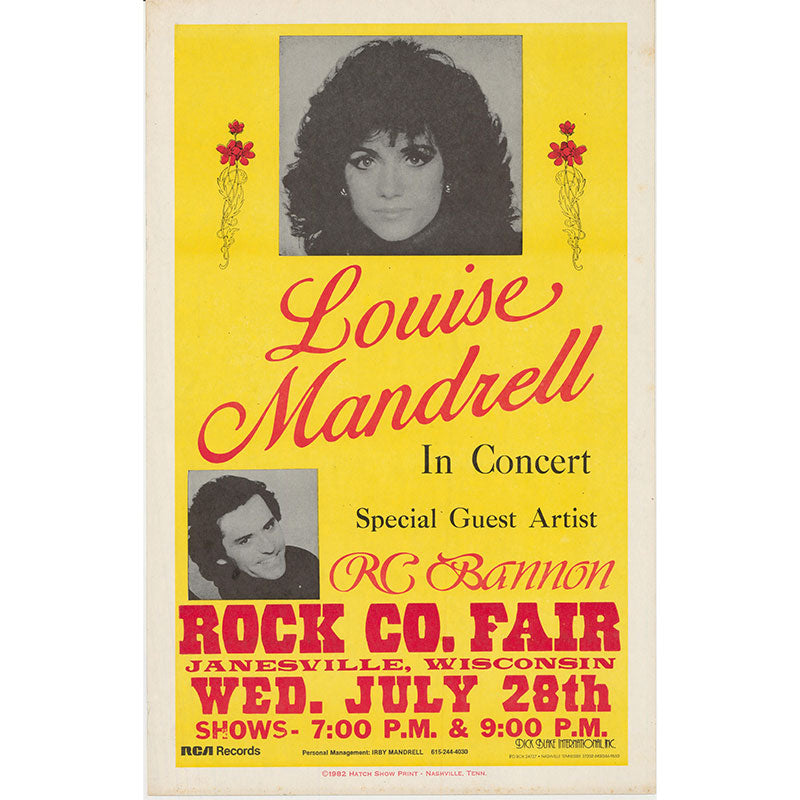 
            
                Load image into Gallery viewer, Louise Mandrell Vintage Poster
            
        