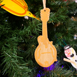 
            
                Load image into Gallery viewer, Mandolin Wooden Ornament
            
        