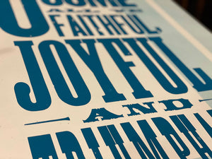 O Come All Ye Faithful Print