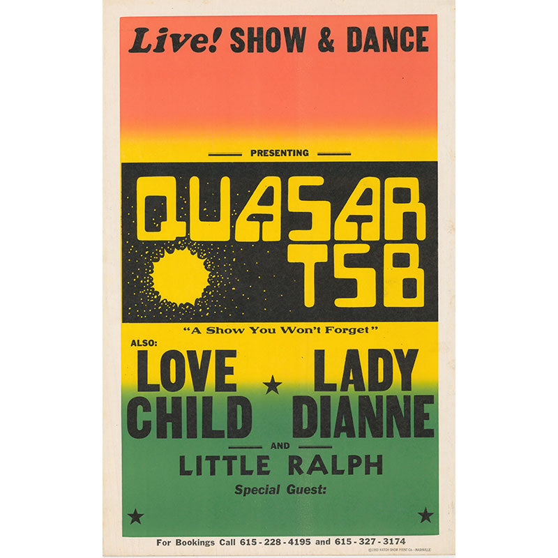 Quasar TSB Vintage Poster