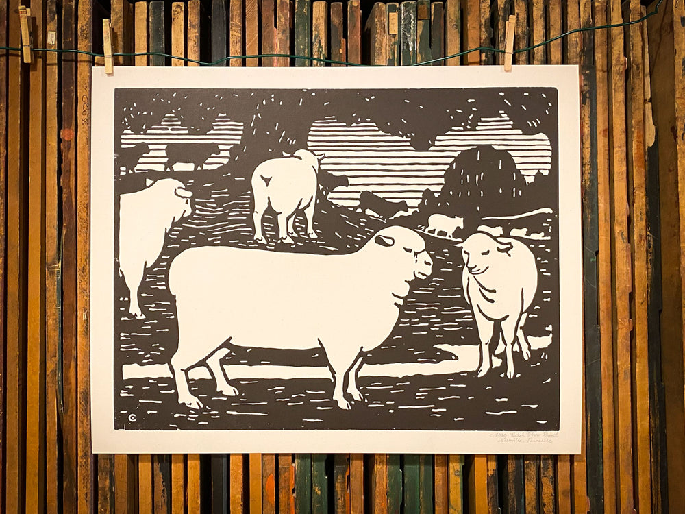 
            
                Load image into Gallery viewer, Barnyard Sheep Print
            
        