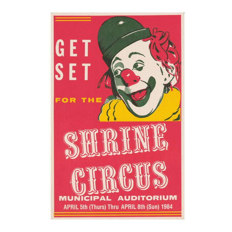 Shrine Circus Vintage Poster