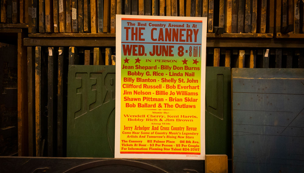 The Best Country Around Is At The Cannery Vintage Poster