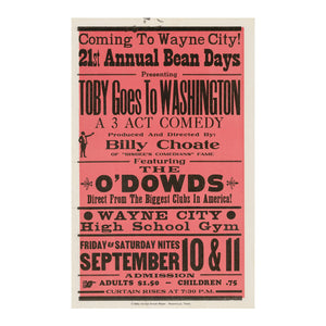 Toby Goes to Washington Vintage Poster