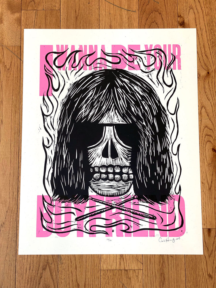 
            
                Load image into Gallery viewer, Carlos Hernandez - Ramones I Wanna Be Your Boyfriend Print
            
        