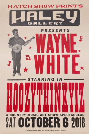 Wayne White Exhibit Poster